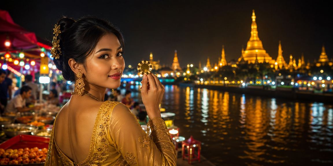 ရန်ကုန်ရွှေတိဂုံဘုရားနားတွင် ငွေသွင်းပရိုမိုးရှင်းအတွက် ရှေ့နောက်ကြည့်